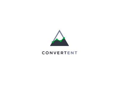 Convertent Logo agency branding logo marketing