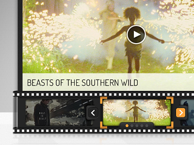 Slider Design film movies slider ui
