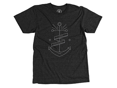 Shirt on Cotton Bureau anchor ben johnson cotton cotton bureau design gray shirt tshirt type typographic verse