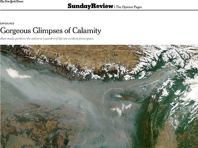 Gorgeous Glimpses of Calamity editorial design news nytimes responsive