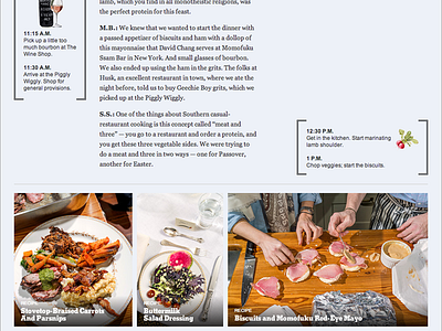 Feast in the South editorial design magazine news nytimes responsive