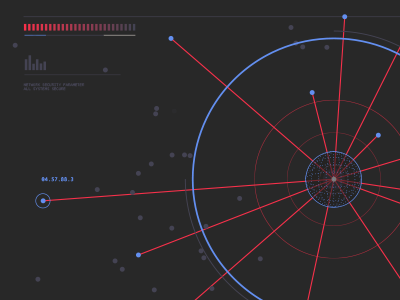 Interface_01 blue coordinates future graph gray grid infographic interface red sphere