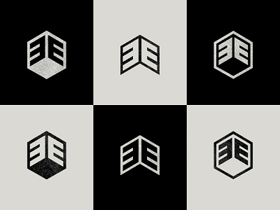 East End logo mark chevron city e east geometric hex hexagon logo mark