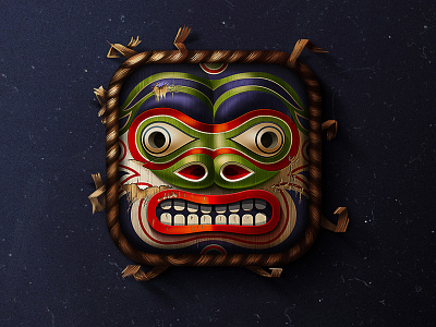 Kwakwaka icon icons illustration indian mask