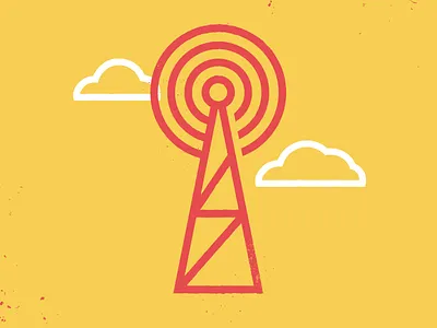 Fat Lines cloud communication data fat lines icon vector