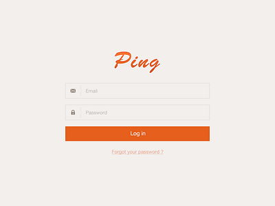 Web Login Interface flat graphic design login ui web