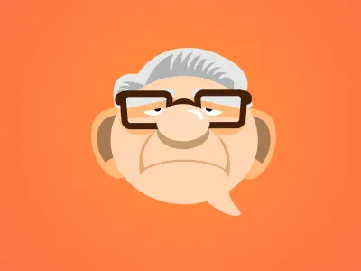 Avartar UP (icon)(cartoon)(flat)