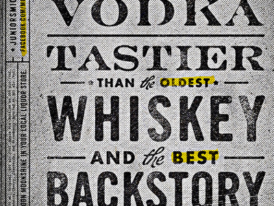 Midnight Moon Typography v.1 moonshine