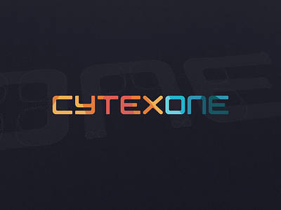 CytexOne Logo branding clean corporate design custom type entertainment grid logo logotype multimedia technical type vector