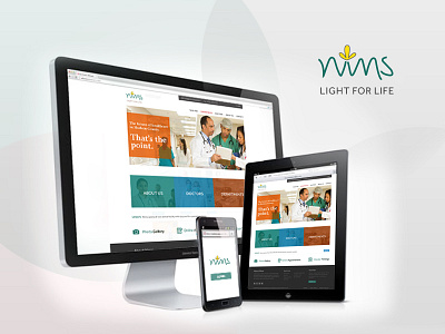 Website for Nims Hospital design drupal homepage hospital responsive ui