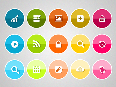 Web Icons graphics icons illustrator photoshop ui design website design