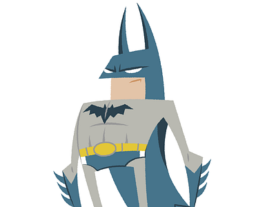 Editorial Style Batman batman cartoon comics editorial illustration superhero vector
