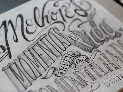 Pencil lettering calligraphy handlettering handwritten lettering pencil type