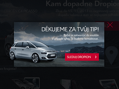 Simple Lightbox background c4 citroen dark lightbox picasso ui webdesign