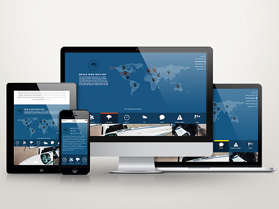 Garmin Connext Landing Page aviation garmin htmlcss ipad iphone landing page responsive ui ux weather web design website