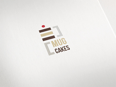 [Mug Cakes] - Logo app cake cookbook food icon identity logo minimal