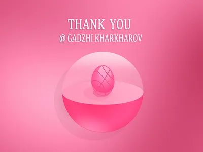 Invite Thank You @Gadzhi Kharkharov app apple dome dribbble glass icon invite ios mac red thankyou ui