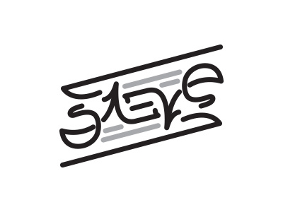 Steve Ambigram ambigram flip lettering name rotate steve type typography