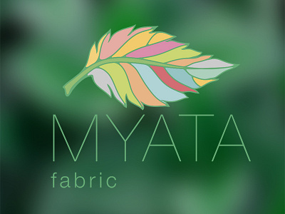 Logo_Myata flat logo marushabelle mint vector