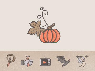 Pumpkin halloween icons pumpkin social