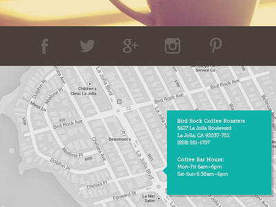 Coffee Roasters Project - Location background coffee contact design location map photo ux ux design web web design website