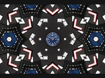 Longines interface intro kaleidoscope watch