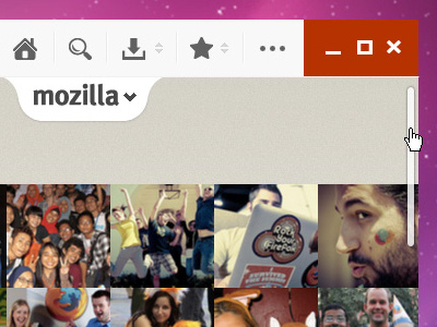 Concept Design - Frameless Firefox Browser gui metro metro ui ui user experience user interface ux