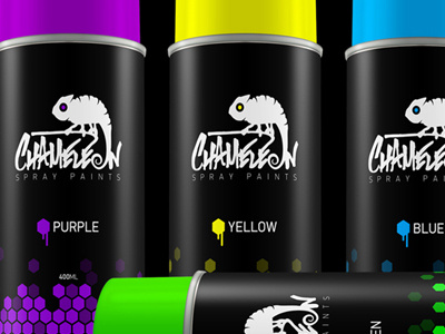 Chameleon cans chameleon graffiti smirap spray urban