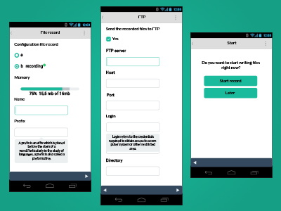 Some Screens android app gps screen