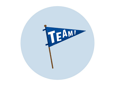 Pennant button cheerleader kid president pennant sports sticker team type