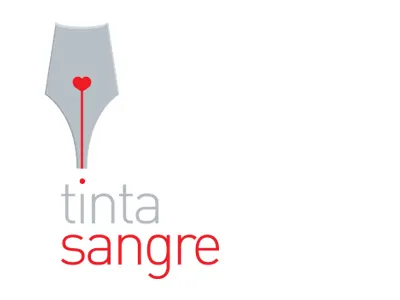 Tinta Sangre (Ink Blood) 3 3d blood branding icon lettering logo logotipo logotype pen symbol