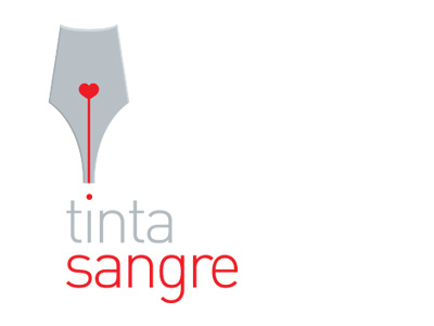 Tinta Sangre (Ink Blood) 3 3d blood branding icon lettering logo logotipo logotype pen symbol