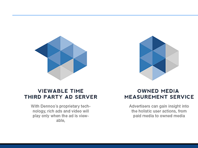 Flip Triangle Feature blue minimal triangle web design wordpress