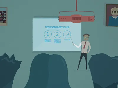 teacher classroom learning projector teacher