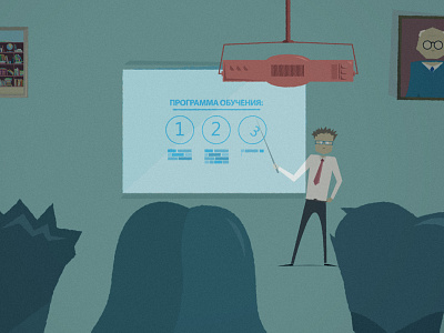 teacher classroom learning projector teacher