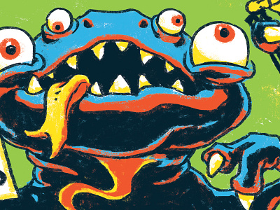 Monster Cover Illustration cover creature editorial illustration magazine monster