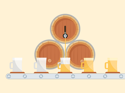 Craft Beer Infographic beer conveyor belt infographic keg