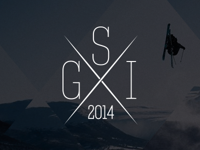 Gaute Silseth Invitational 2014 big air branding competition design identity logo norway skiing