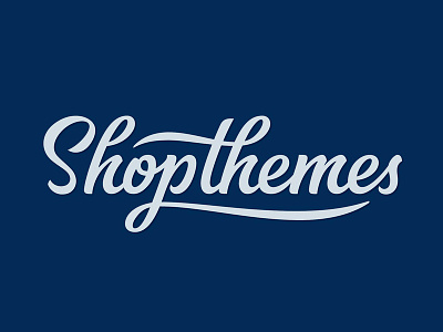 Shopthemes design lettering logo logotype theme typography