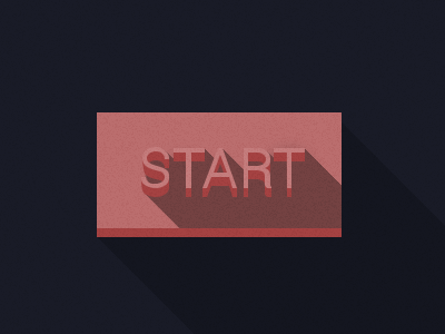 Start button long shadow start