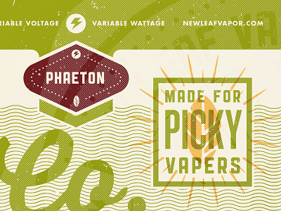 Vapor Package Elements design ecig overprint package packaging print script vapor