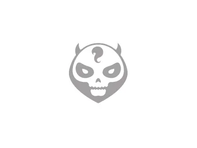 Skulleded beard coif logo wip