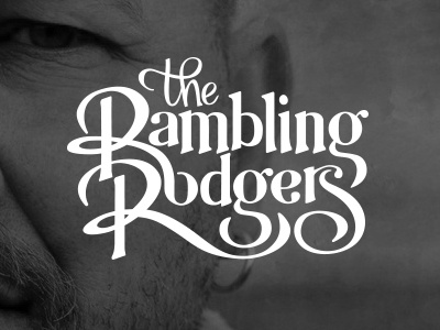 Rambling Rodgers logo rock band