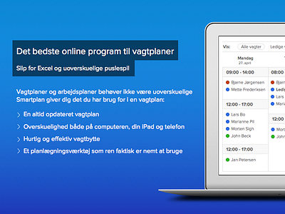Smartplan Product Page blue gradient macbook product sketch sketchapp smartplan webdesign webpages