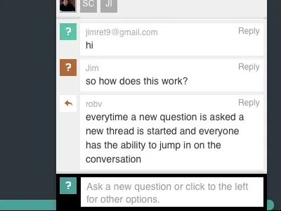 Awesomatic Replies chat