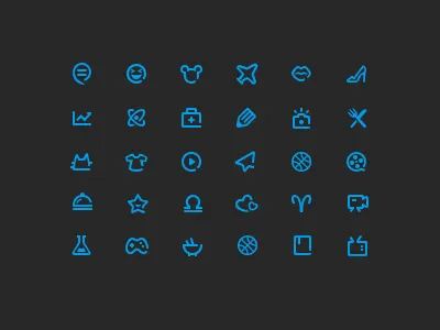 Simple Icons icon photoshop ps