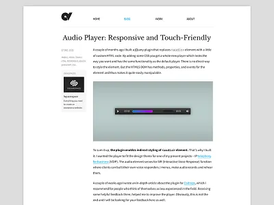 realignment blog css html layout post typography web design website