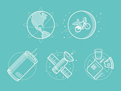 100 Days of Citi Bike: Various Assets bicycle bike citi bike data visualization illustration infographic made by friends michael yap mrdavenport new york