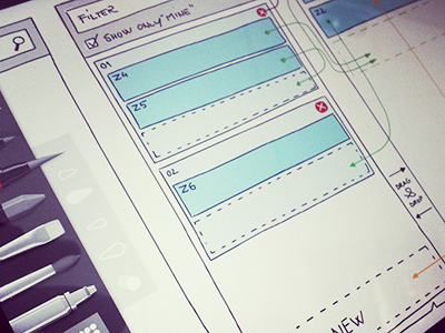 Aplication concept sketching / UX app ipad sketching user experience ux