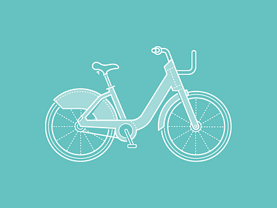100 Days of Citi Bike bicycle bike citi bike data visualization illustration infographic made by friends michael yap mrdavenport new york